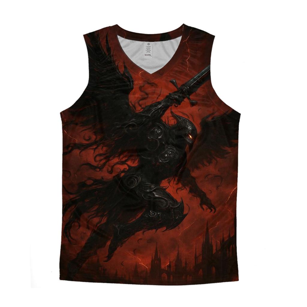 Raven Knight Of The Blackened Sky casual summer tank tops