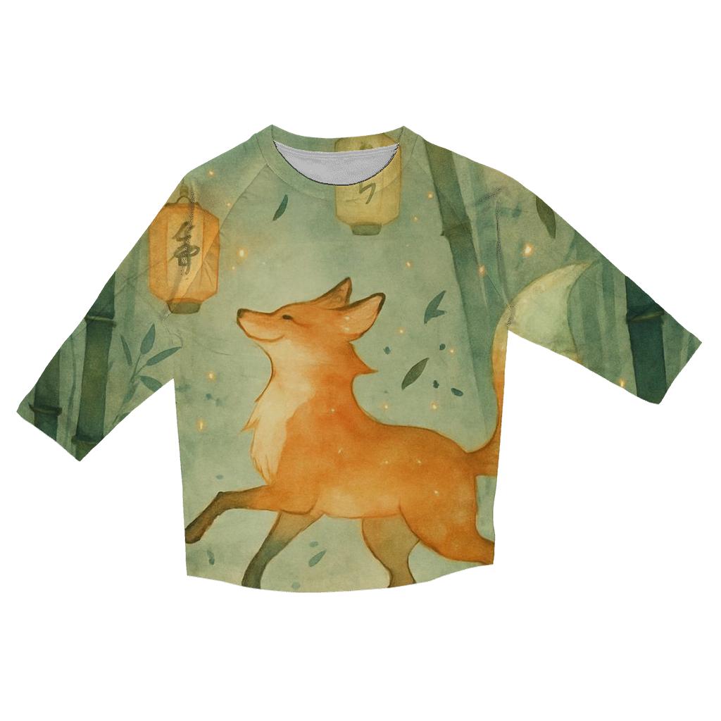 Random Lantern Foxglow trendy 3/4 sleeve tops
