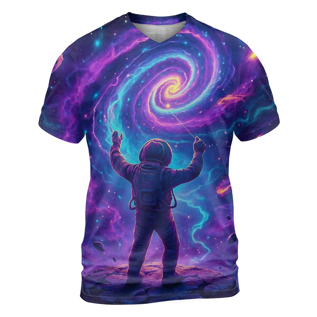 Voyager Aurora Spiral unique graphic print tees