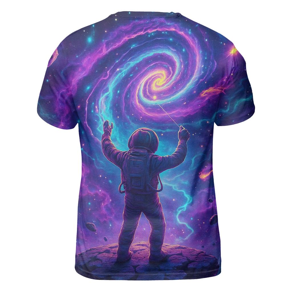 Voyager Aurora Spiral unique graphic print tees