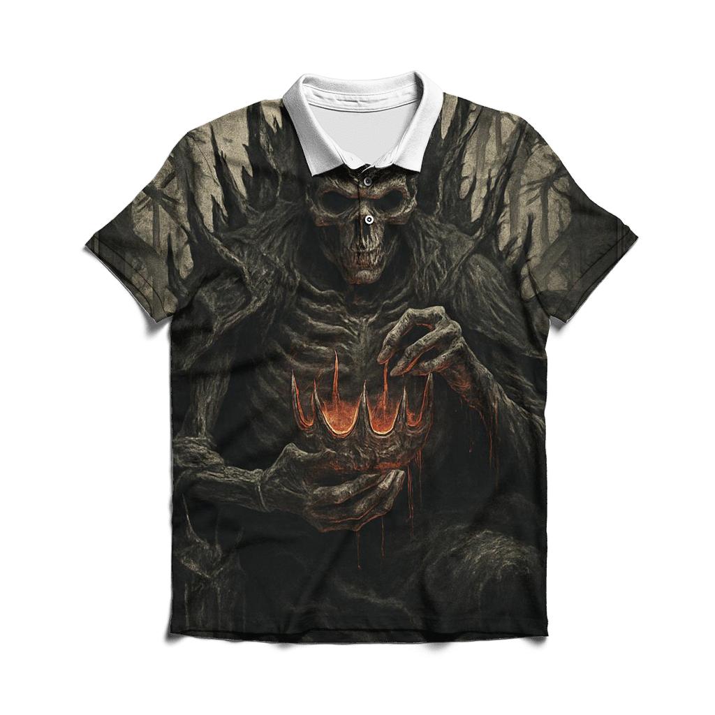 Throne Of Ash And Crown Of Bones custom polo shirts