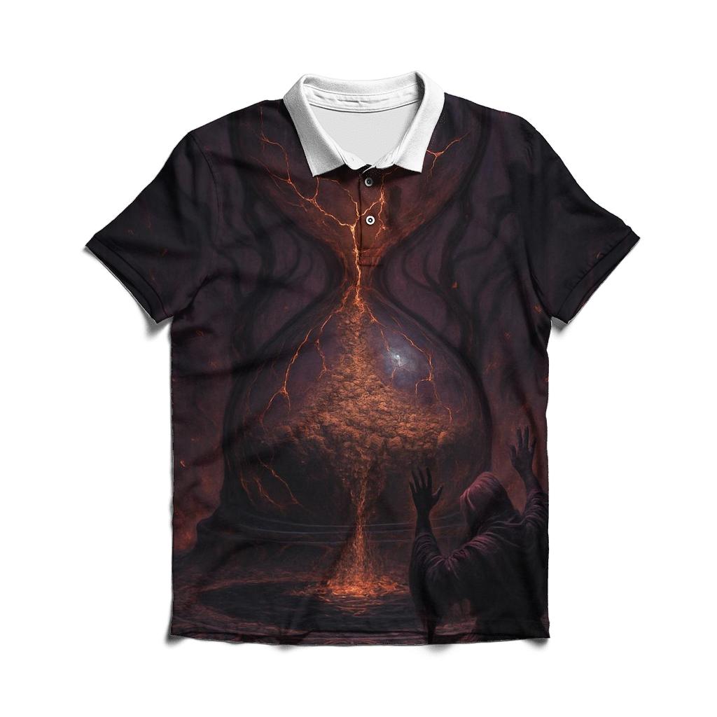 Hourglass Of Sundered Souls personalized polo shirts