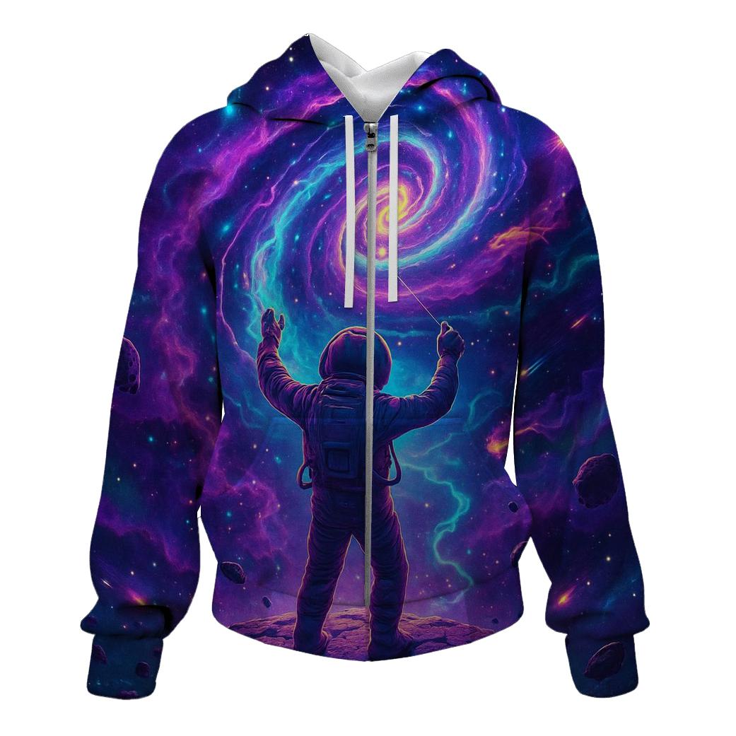 Voyager Aurora Spiral lightweight hoodies