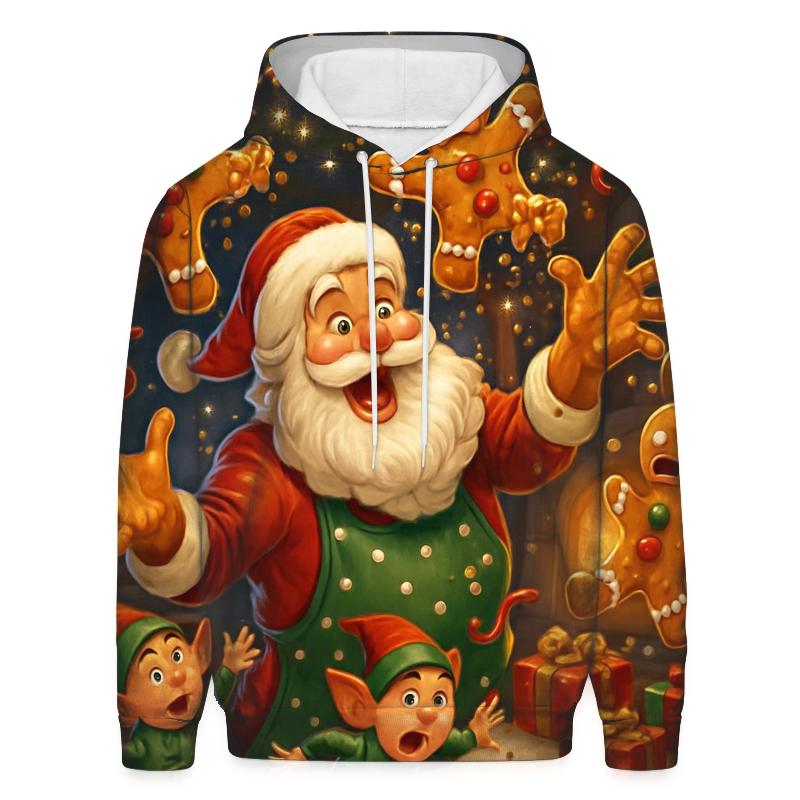 Santas Chaotic Cookie Lab hoodie trends