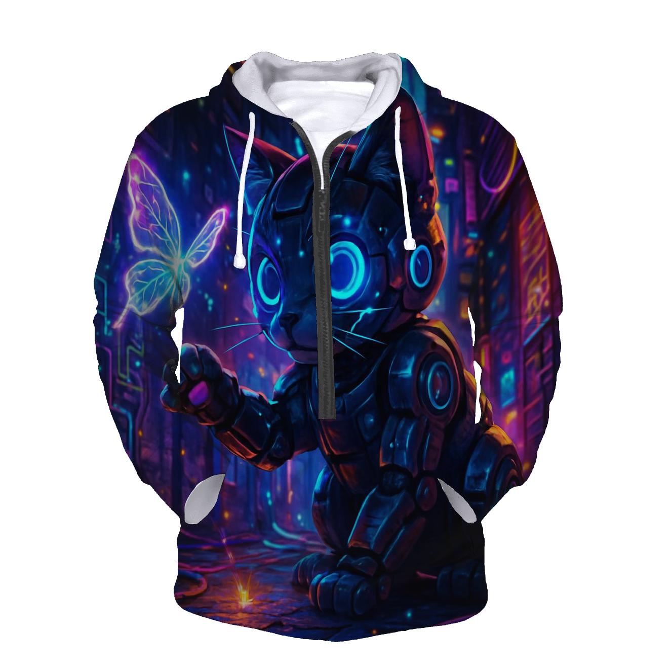Circuit Alley Cyberkitten lightweight hoodies