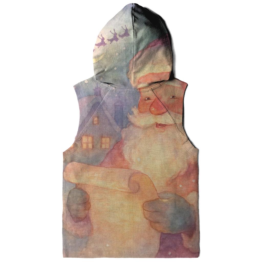 Storybook Moonlight Santa designer hoodies