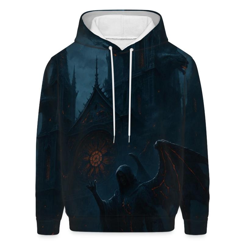 Cathedral Of Iron And Flame printed hoodies
