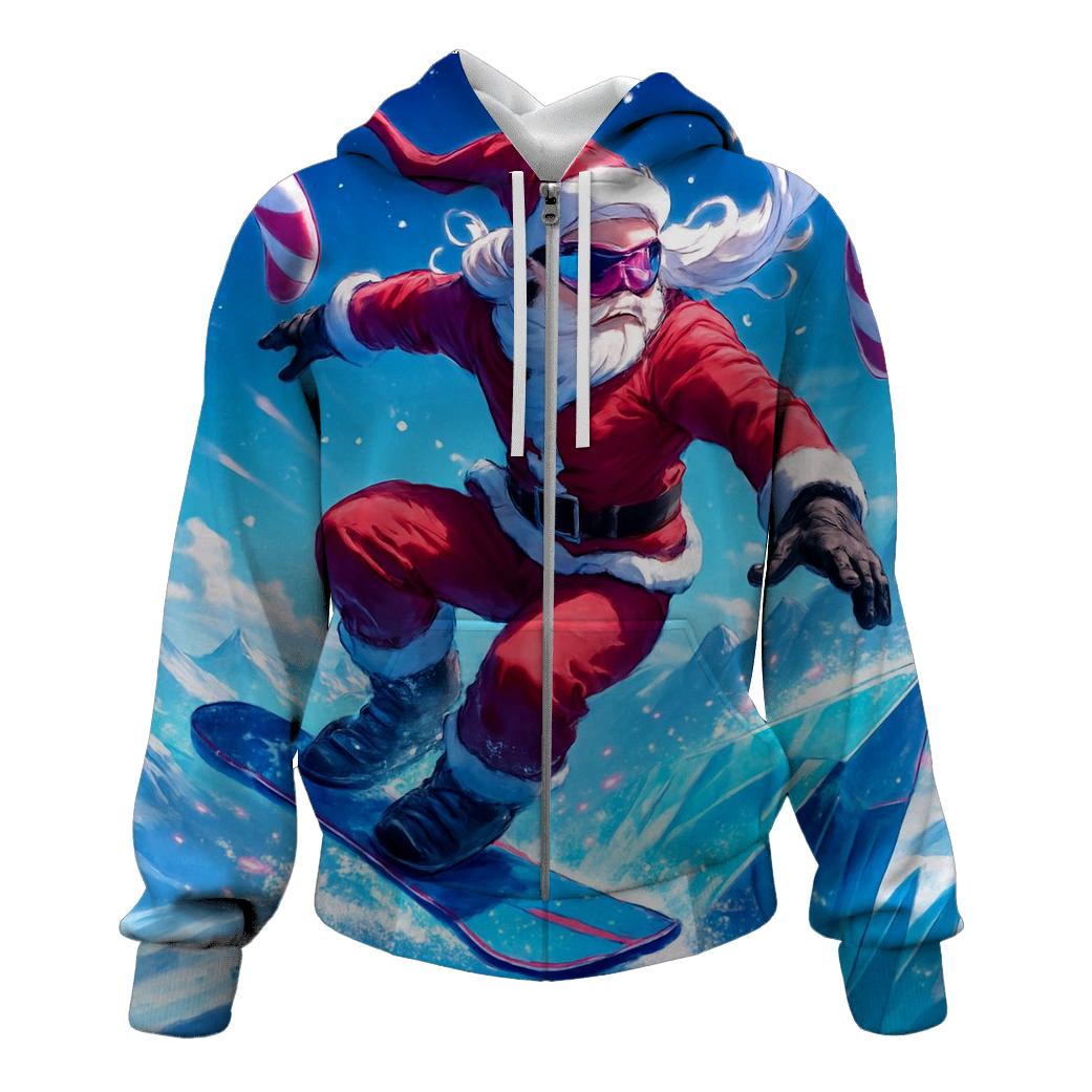 Snowboard Santa Air lightweight hoodies