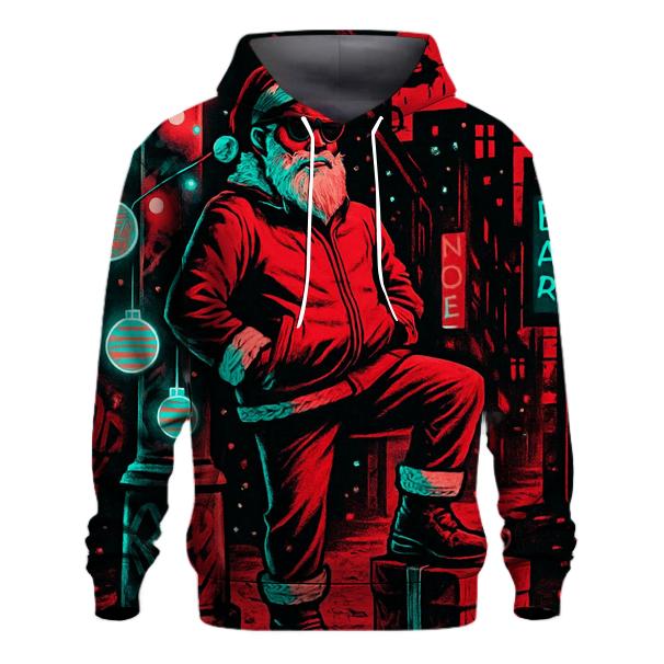 Neon Street Santa pullover hoodies