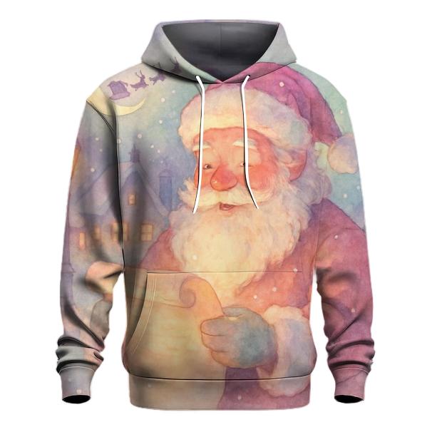 Storybook Moonlight Santa hoodie styles
