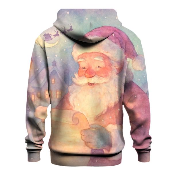 Storybook Moonlight Santa hoodie styles