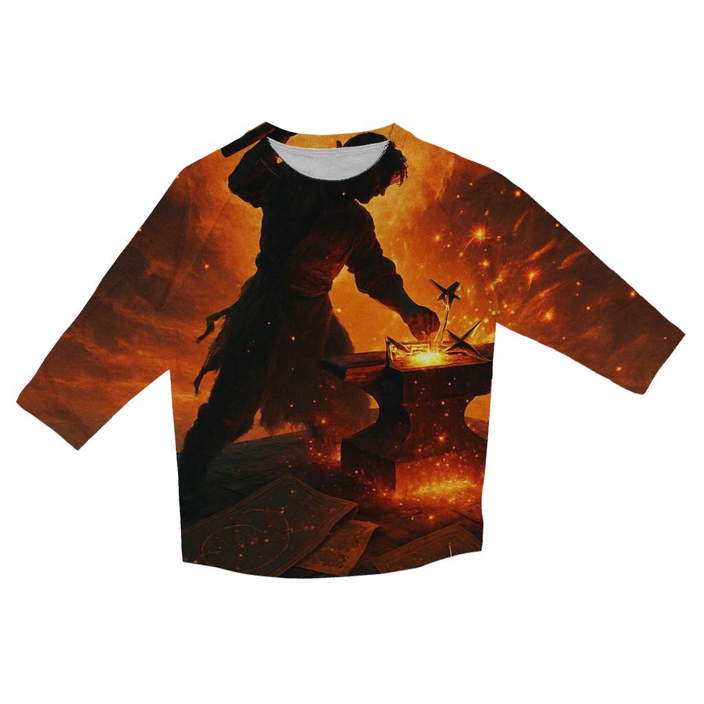 Random Skyforge Engineer fashion 3/4 sleeve shirts