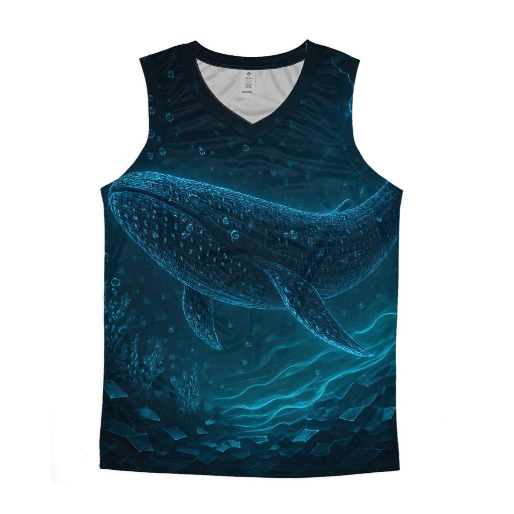 Random Binary Whale stylish racerback tanks