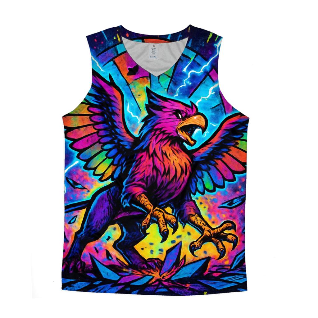 Random Chromatic Gryphon personalized athletic tanks