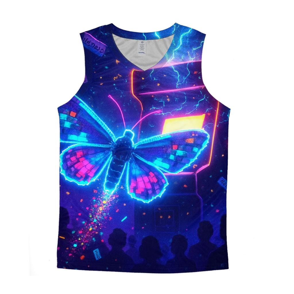 Random Arcade Moth designer workout tanks