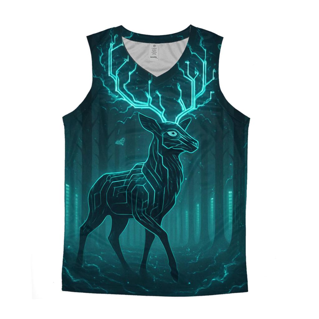 Random Circuit Stag stylish racerback tanks