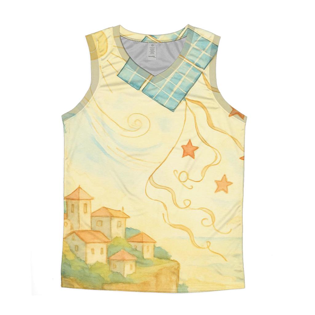Random Solar Kite sports performance tank tops