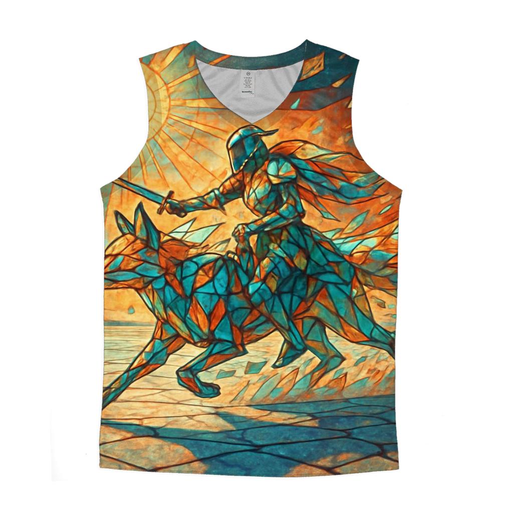 Random Prism Foxglove Rider casual summer tank tops