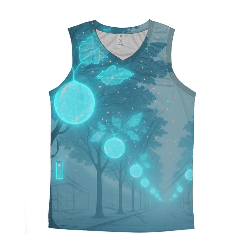 Random Holographic Orchard casual summer tank tops