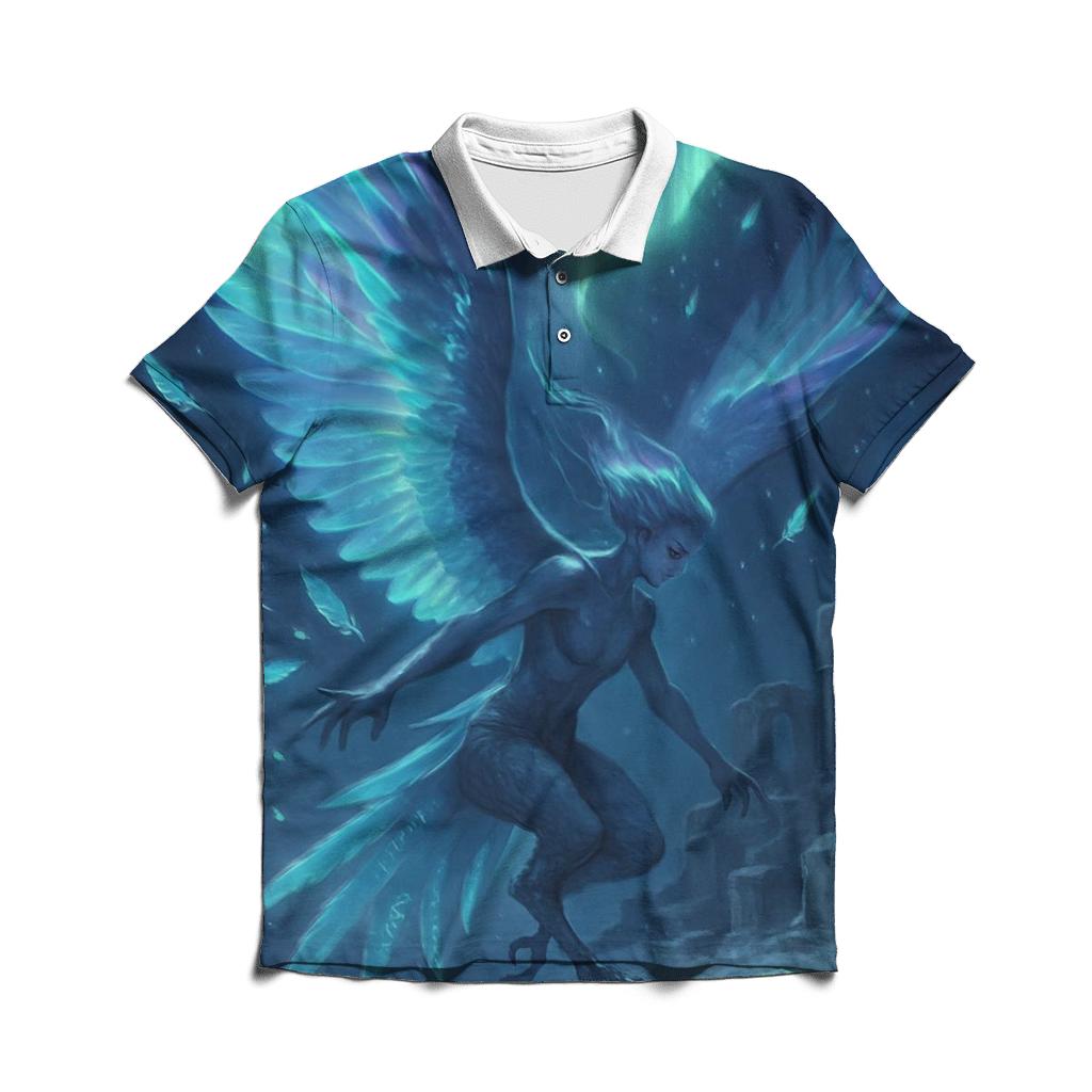 Random Aurora Harpy casual sports polo shirts