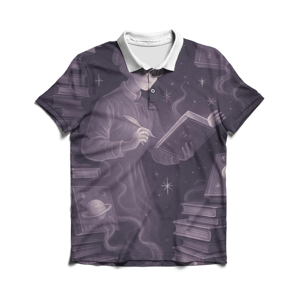 Random Phantom Librarian custom polo shirts
