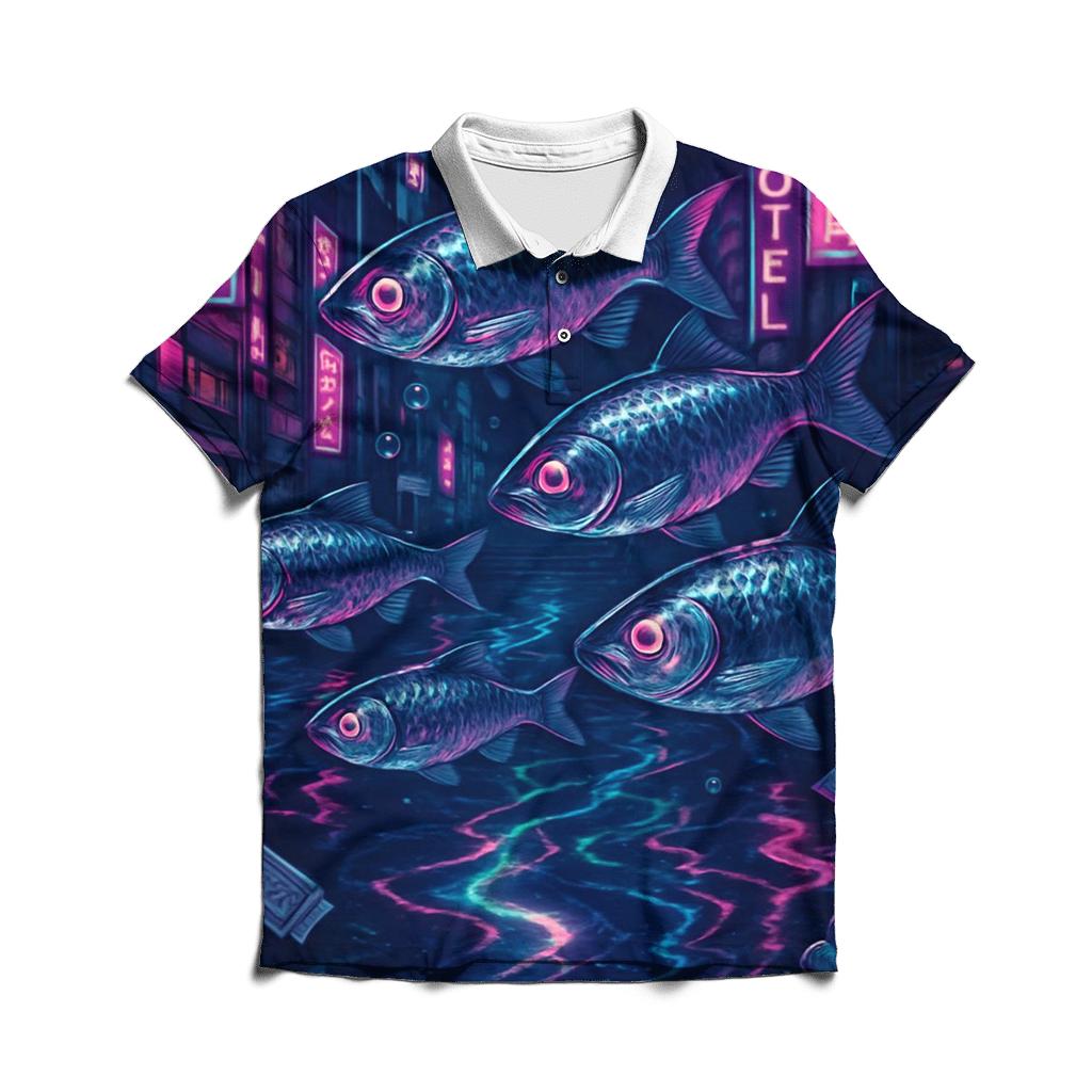 Random Mirrorfish Parade casual sports polo shirts