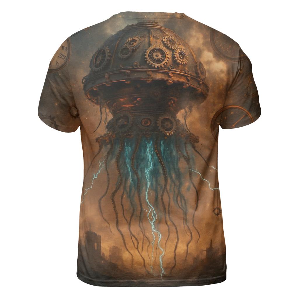 Random Clockwork Jelly creative print fashion shirts