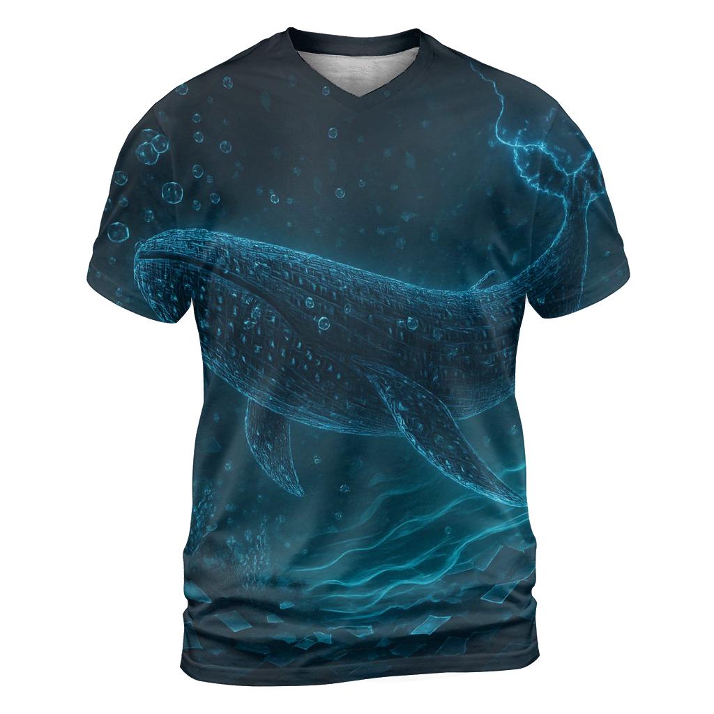 Random Binary Whale personalized full print shirts