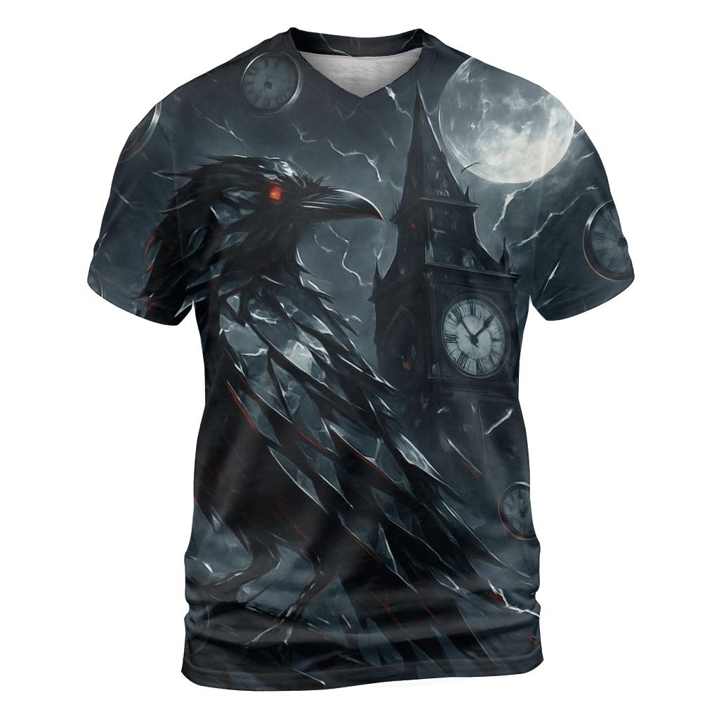 Random Mirror Raven statement graphic shirts