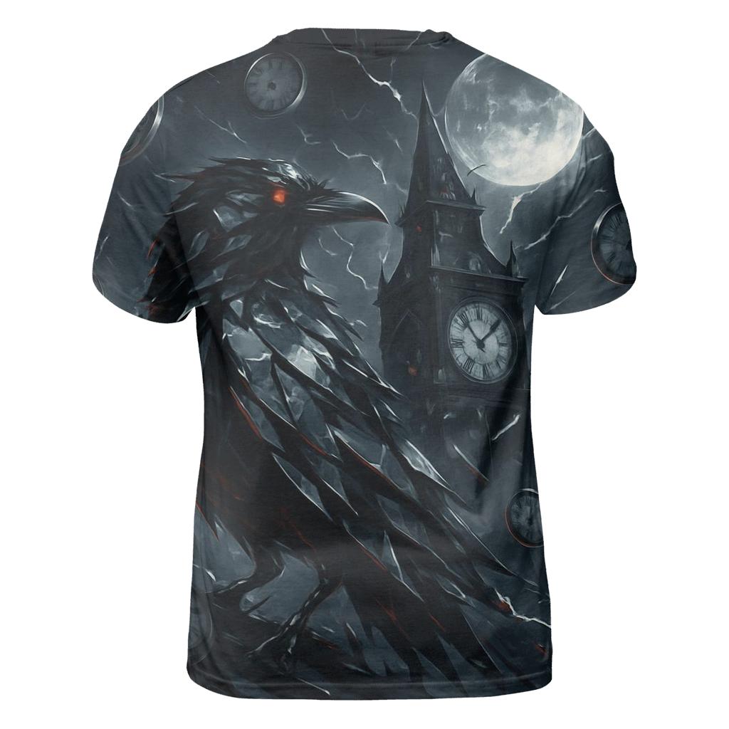 Random Mirror Raven statement graphic shirts