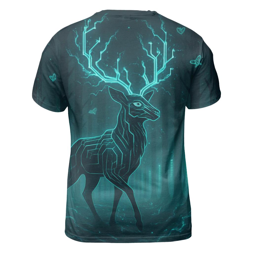 Random Circuit Stag designer pattern shirts