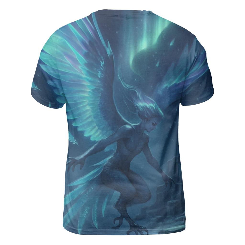 Random Aurora Harpy artistic all-over print tops