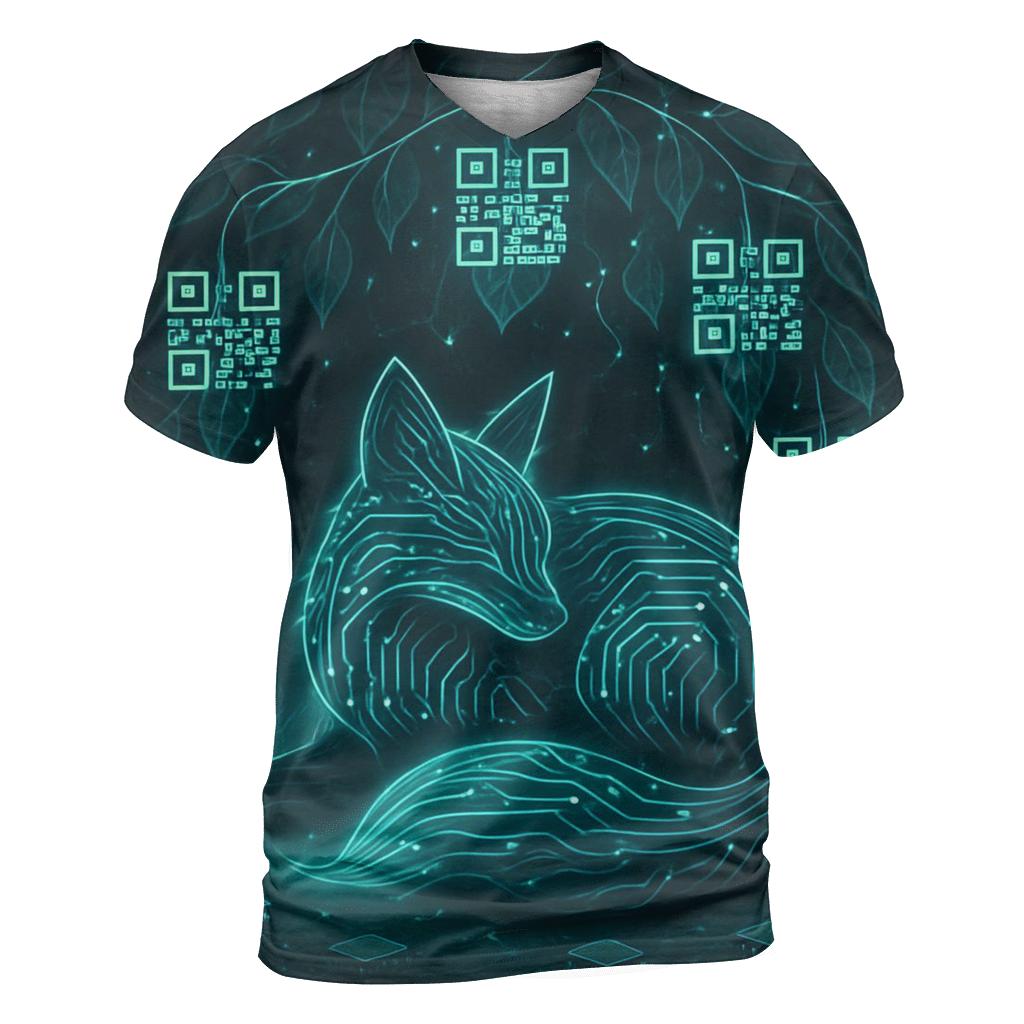 Random Circuitry Garden Fox personalized full print shirts