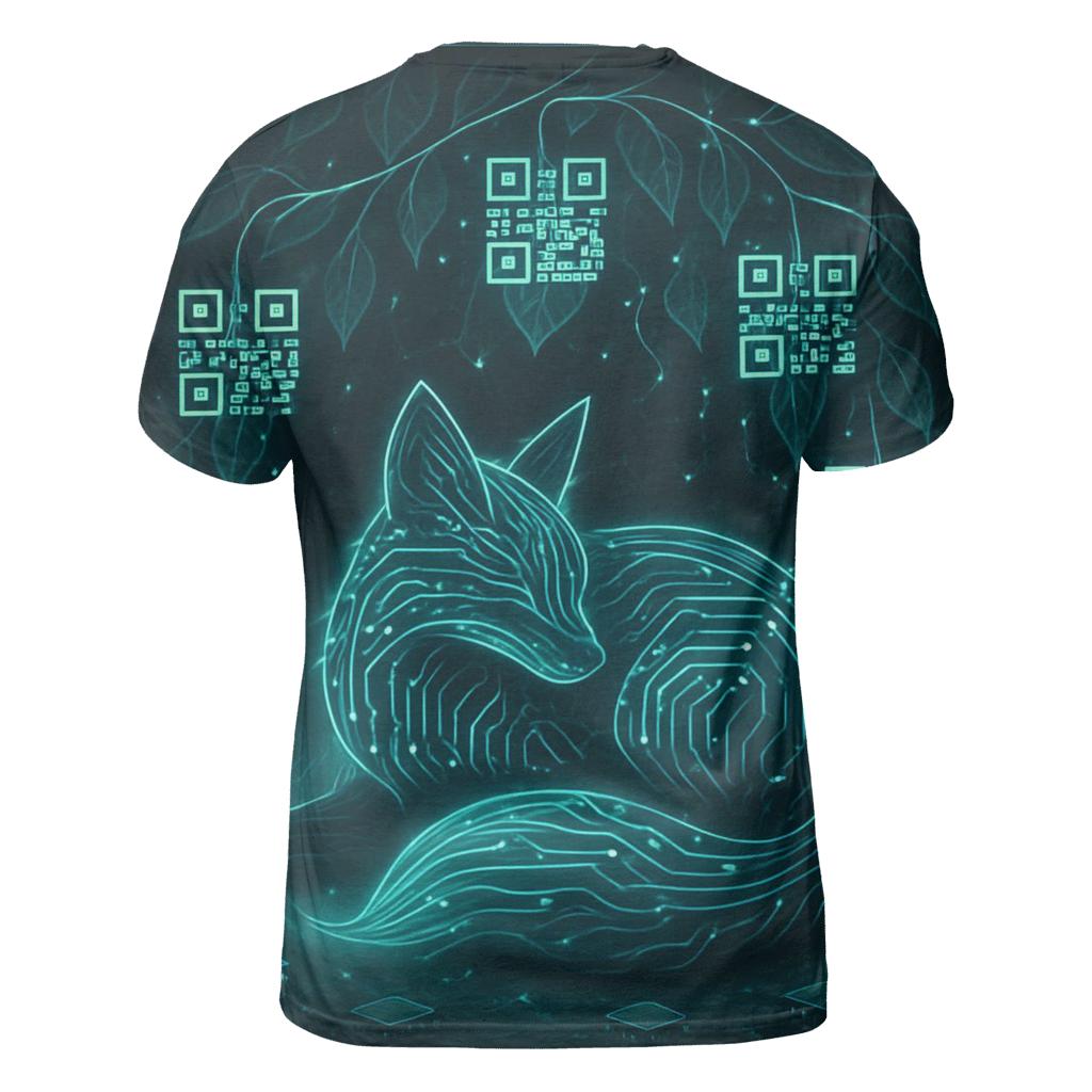 Random Circuitry Garden Fox personalized full print shirts