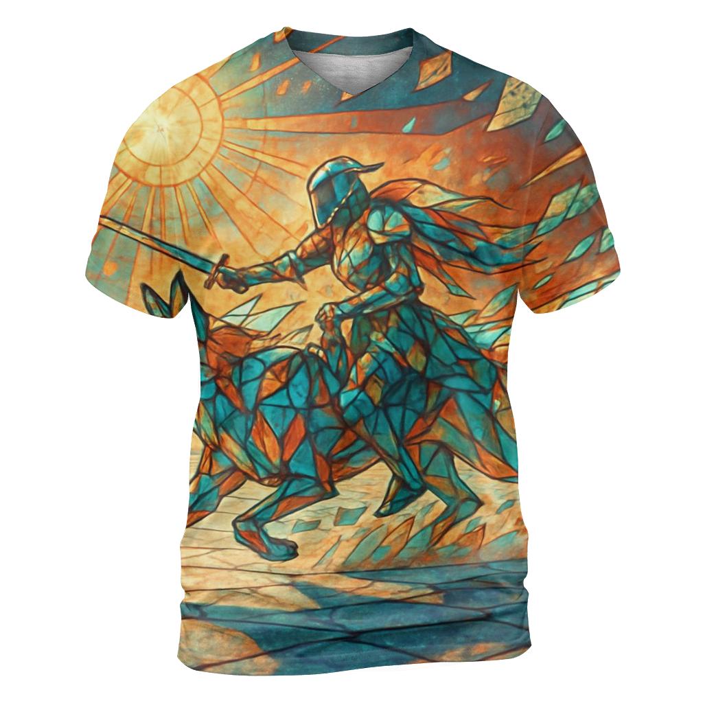 Random Prism Foxglove Rider designer pattern shirts