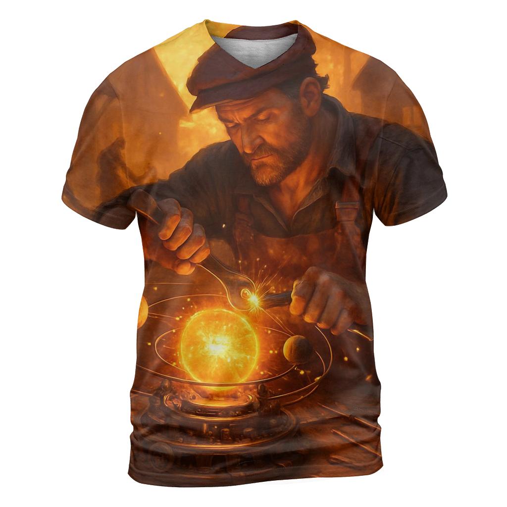 Random Solar Mechanic trendy printed shirt styles