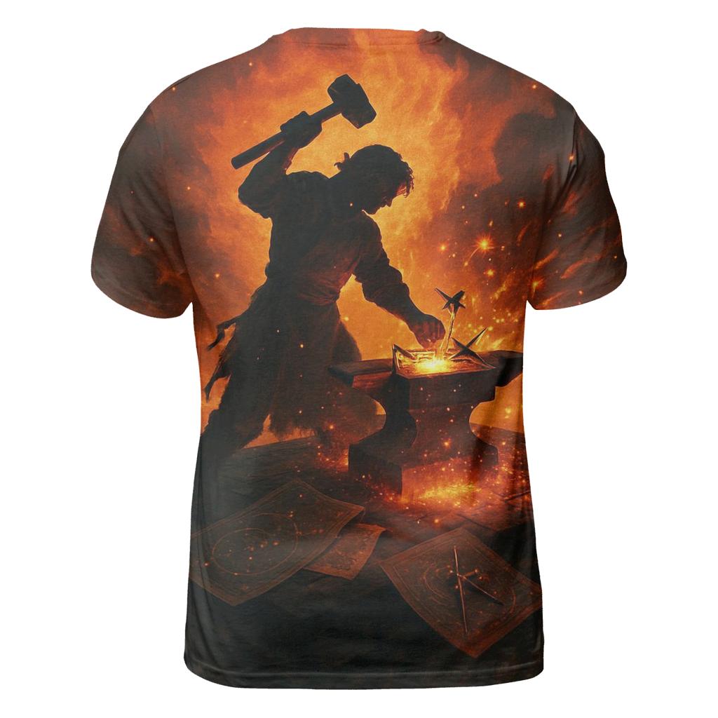 Random Skyforge Engineer artistic all-over print tops