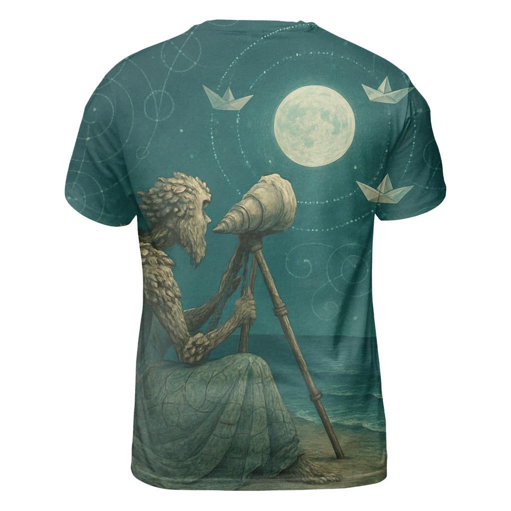 Random Driftwood Astronomer artistic all-over print tops