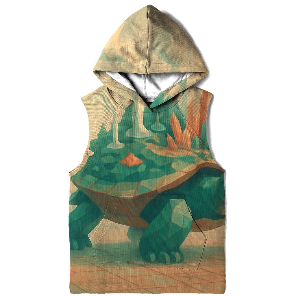 Random Geo Turtle Island lightweight hoodies