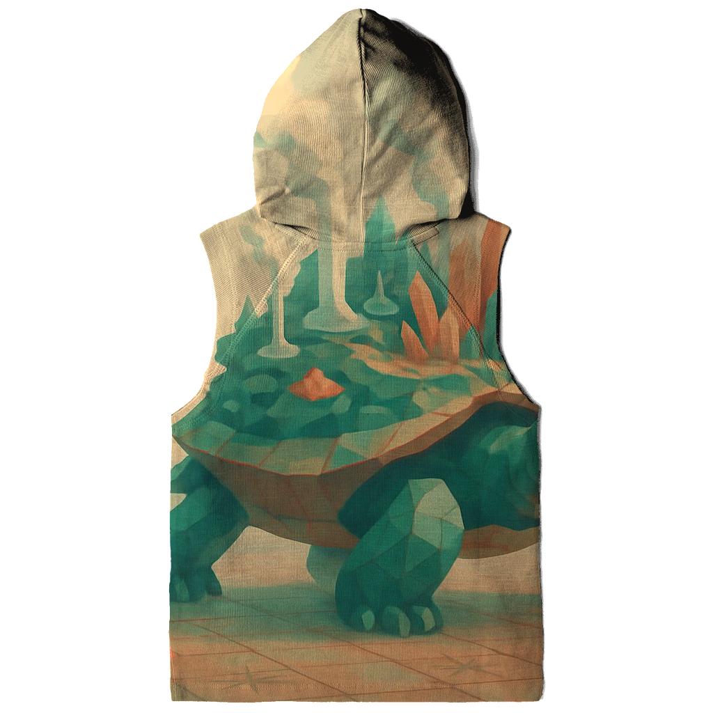 Random Geo Turtle Island lightweight hoodies