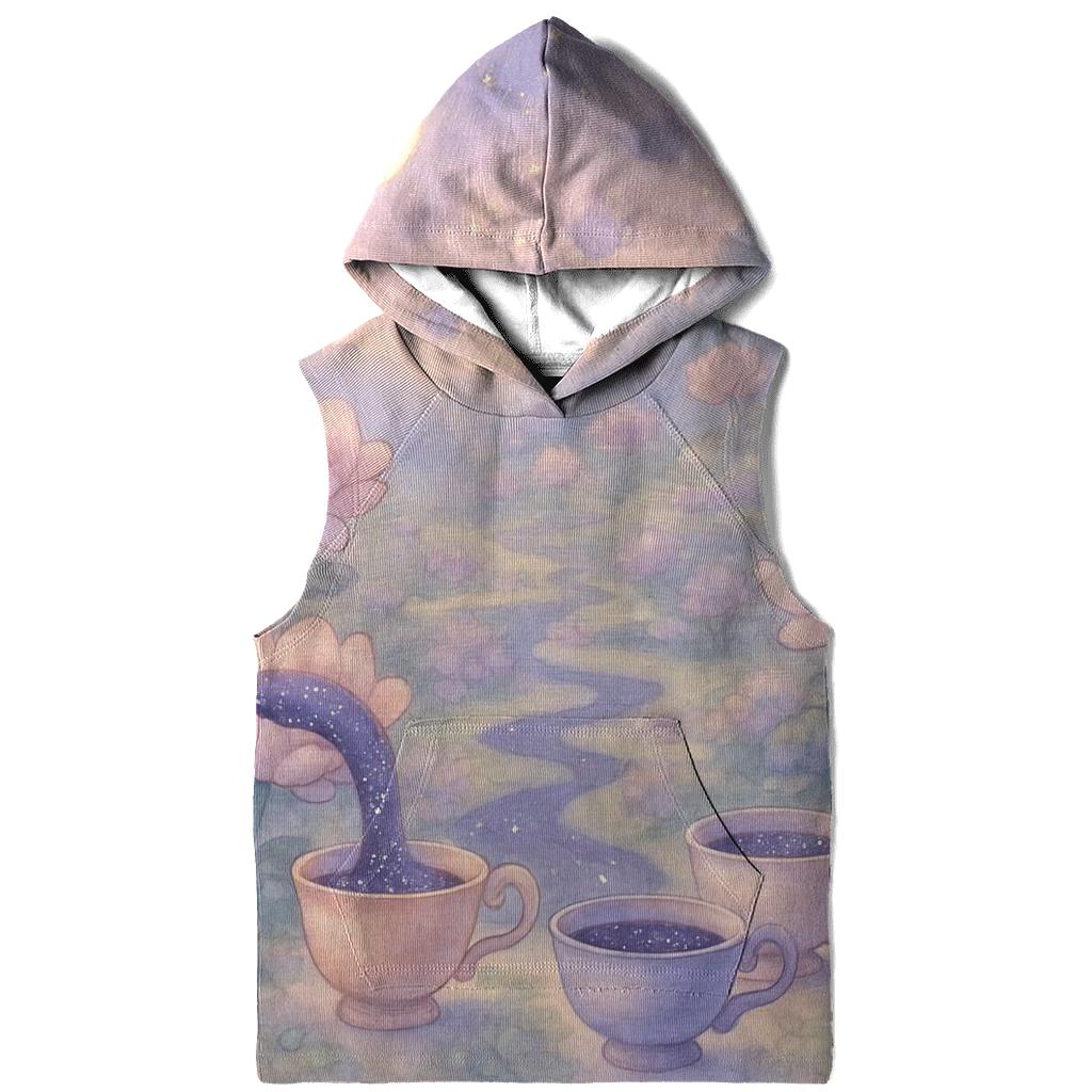 Random Cosmic Tea Garden pullover hoodies