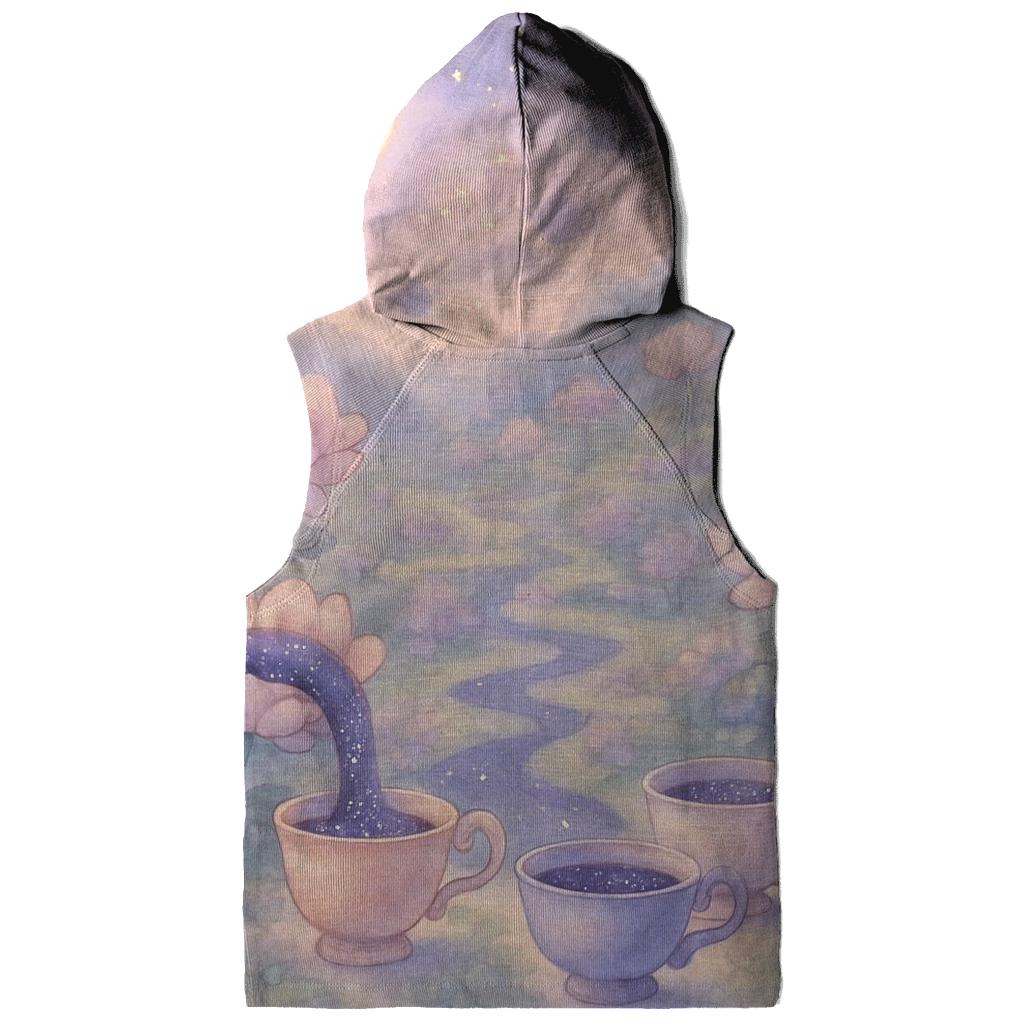 Random Cosmic Tea Garden pullover hoodies