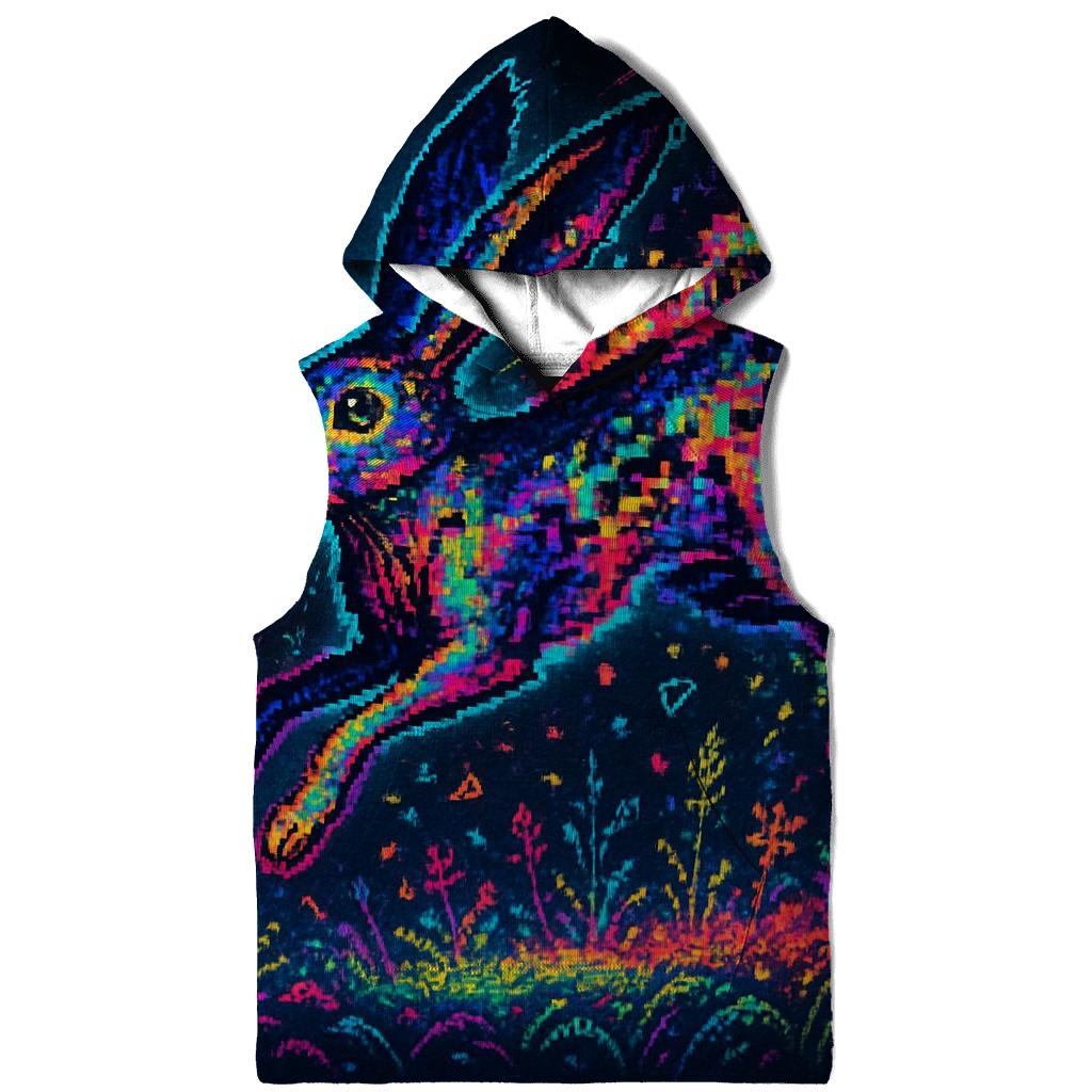 Random Glitch Hare heavyweight hoodies