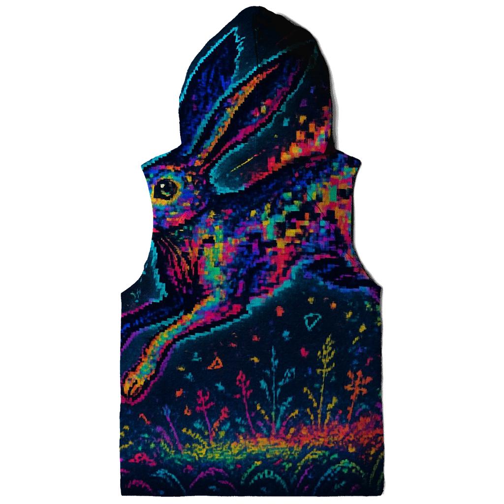 Random Glitch Hare heavyweight hoodies