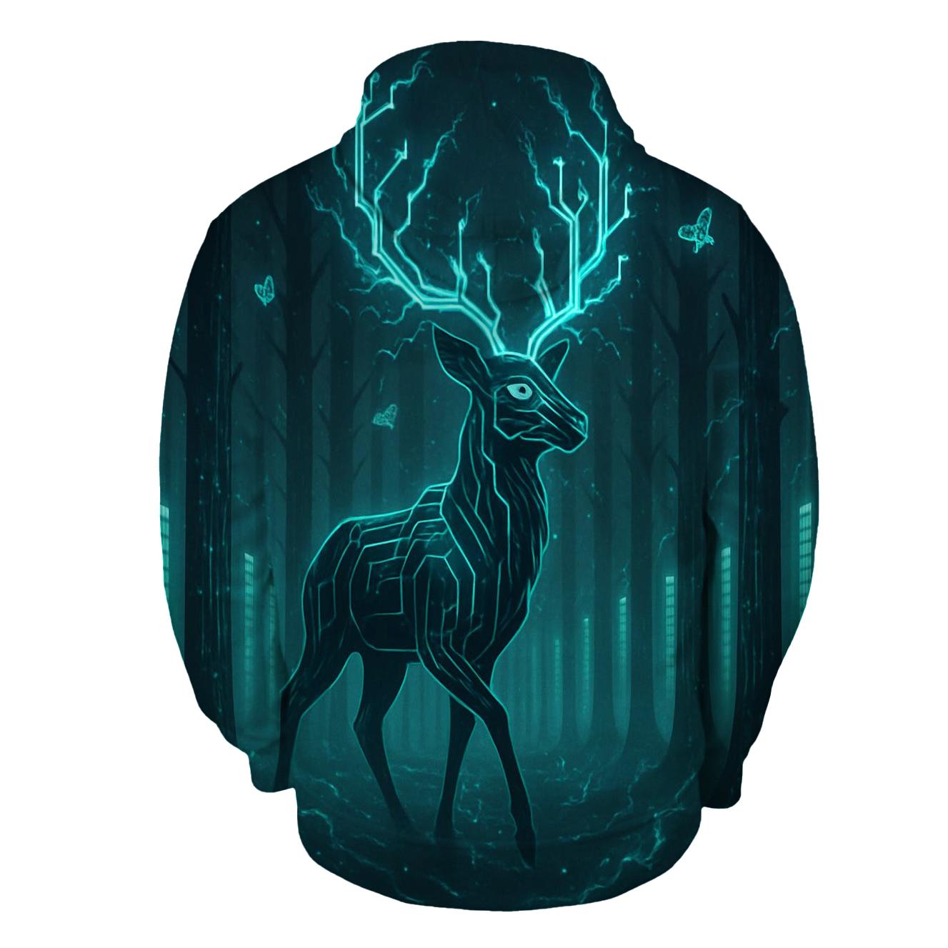Random Circuit Stag premium hoodies