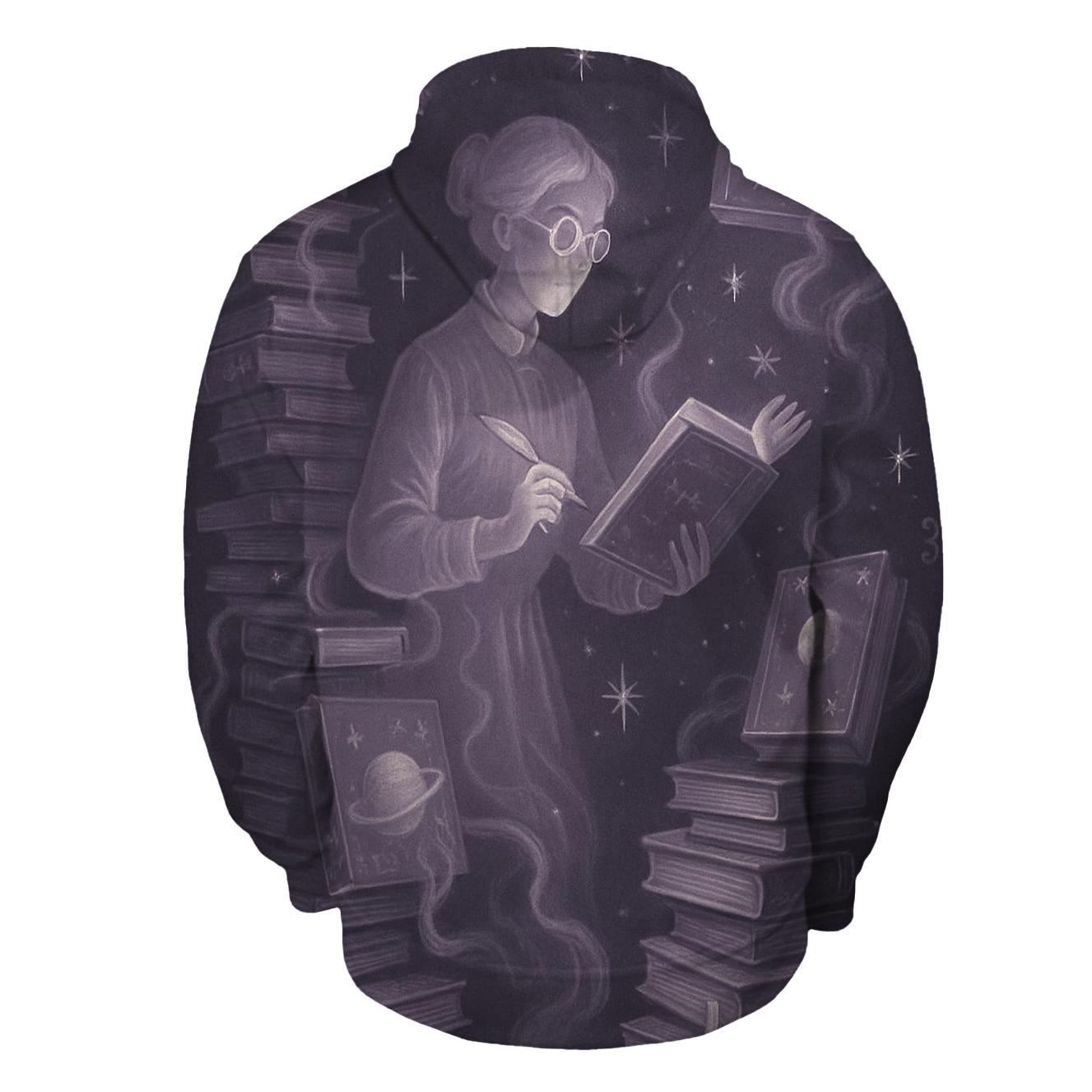 Random Phantom Librarian printed hoodies