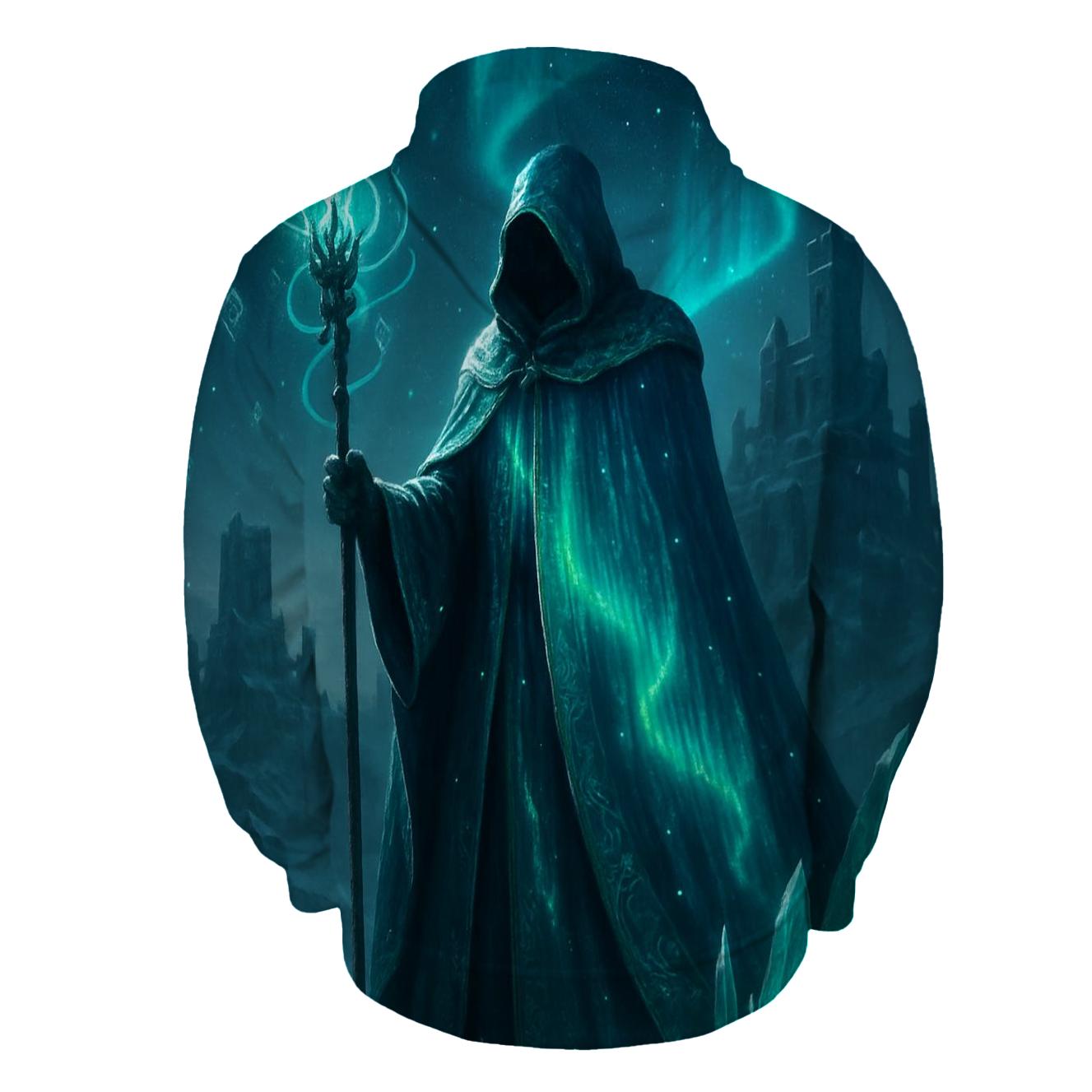 Random Aurora Warden graphic hoodies