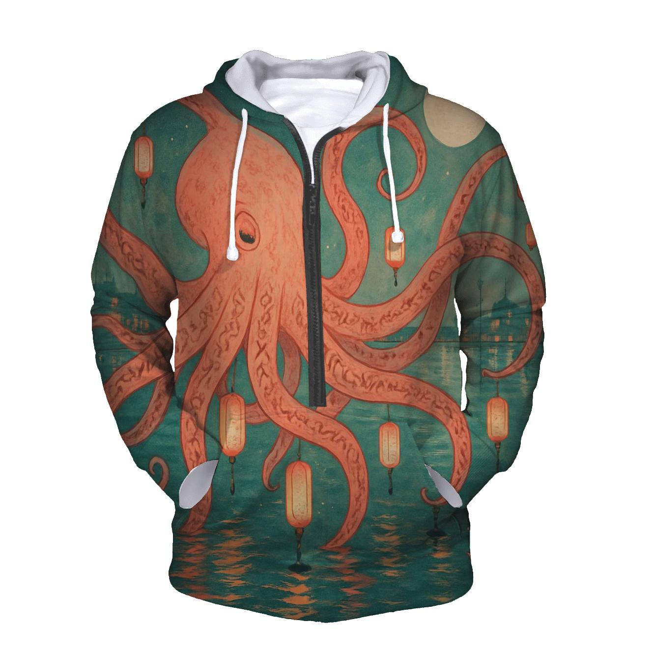 Random Paper Lantern Kraken hoodie trends