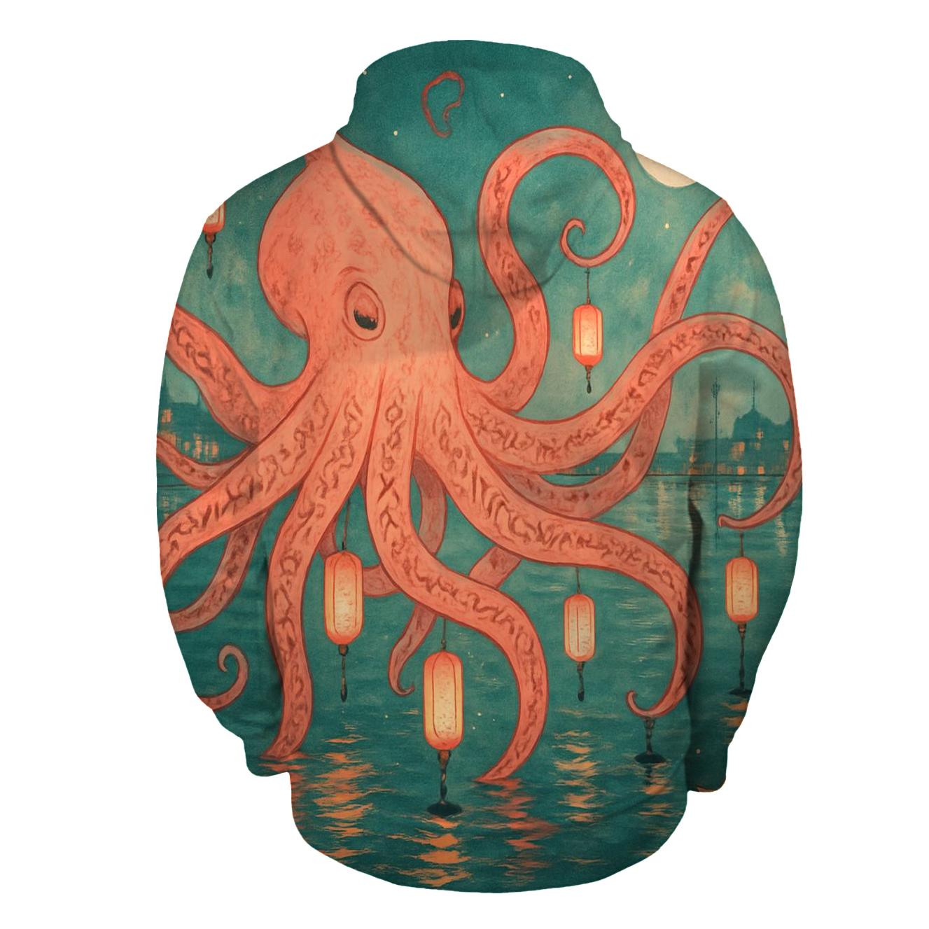 Random Paper Lantern Kraken hoodie trends