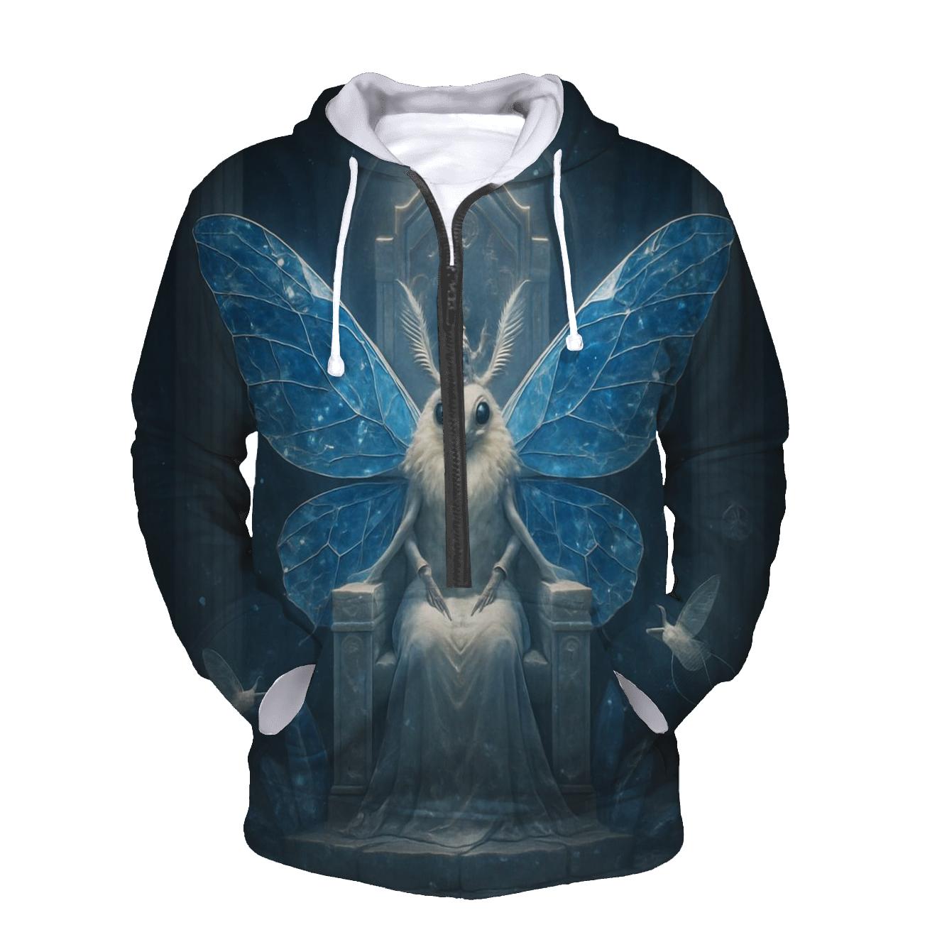Random Sapphire Moth Queen graphic hoodies